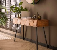 Schminktisch "Judith", Konsolentisch, Flurtisch, Akazienholz, 125 x 40 x 77 cm, Schlafzimmer, Flur Schminktisch "Judith", Konsolentisch, Flurtisch, Akazienholz, 125 x 40 x 77 cm, Schlafzimmer, Flur