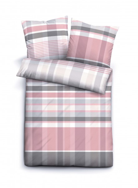 Beauty.Scouts Baumwoll-Single-Jersey Bettwäsche "Lucy", azalee