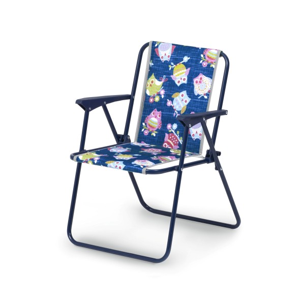Kinder-Camping-Klappstuhl in Blau – kompakt & robust für Outdoor