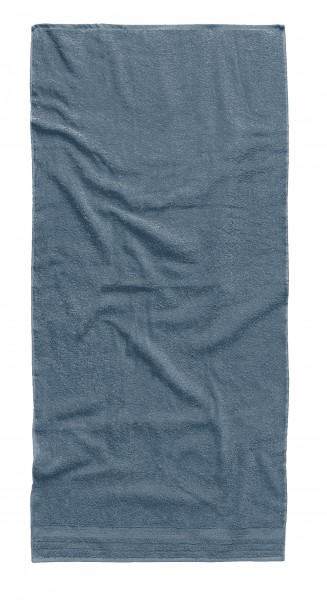 Tom Tailor Liegetuch Uni Basic Towels "Jeans Star", jeansblau, 80 x 200 cm