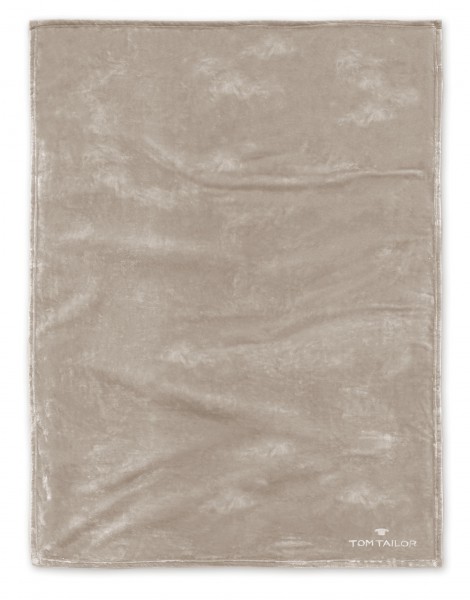Tom Tailor Superflausch Decke, taupe