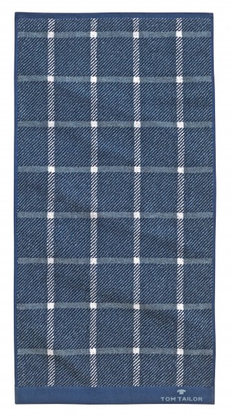 Tom Tailor Duschtuch "Ricky", 70 x 140 cm, navy, Badezimmertuch, Badezimmer
