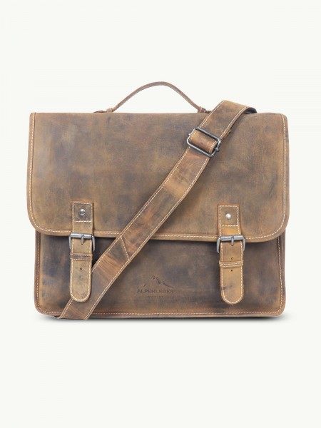 ADVENTURE Messenger Bag – Premium Büffelleder-Tasche für Arbeit, Reisen & urbane Abenteuer