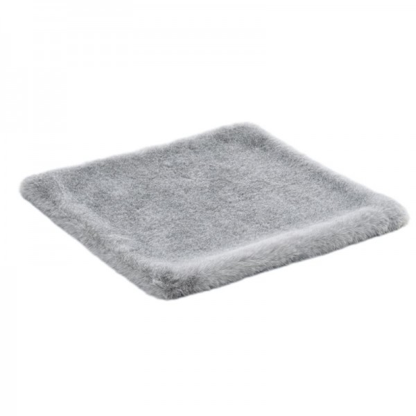bugatti Fellkissen Grau 50 × 50 cm – Kuscheliges Accessoire für Sofa und Bett