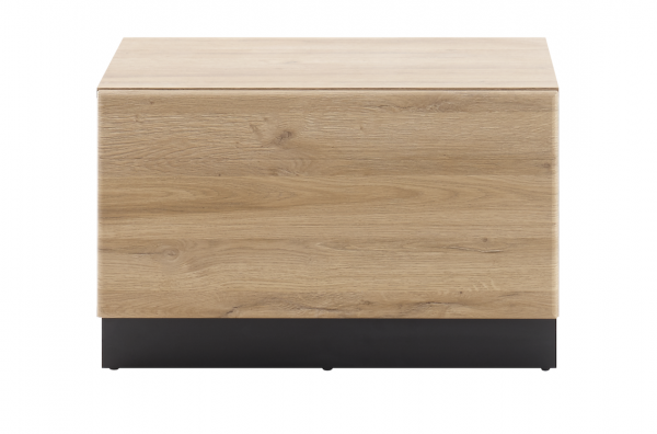 Lowboard "Ruby III" Grandson Oak hell Dekor 70x46x48cm Sockel in schwarz TV-Board