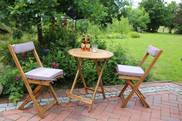 Gartenmöbelset "Maura II" 2 Gartenstühle1 Gartentisch Loungeset