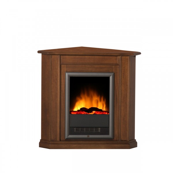 Elektrokamin "Elisa"nussbaumfarbig gebeizt lackiert Optiflame® 2000