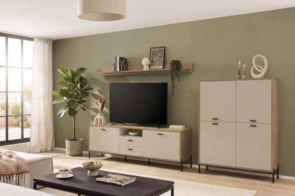 Wohnzimmer-Set "Fredericia" 320 (310)/ ~ 170/ 35-40 Wohnzimmerschrank