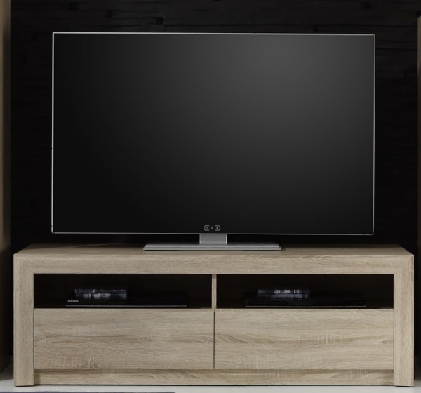TV-Unterteil "Ida", Sonoma Eiche hell NB, Lowboard, TV-Unterschrank, 140 x 46 x 48 cm