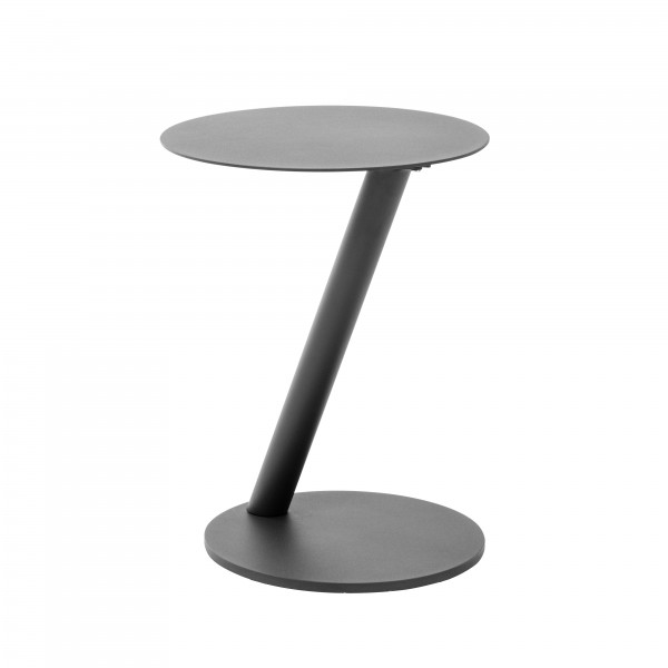 Beistelltisch „Paros“ Outdoor Ø45x45,5 cm Aluminium  Anthrazit wetterfest