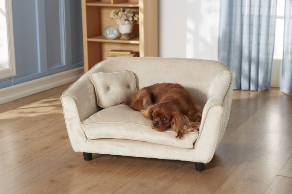 Hundesofa "Classic", austernfarbig