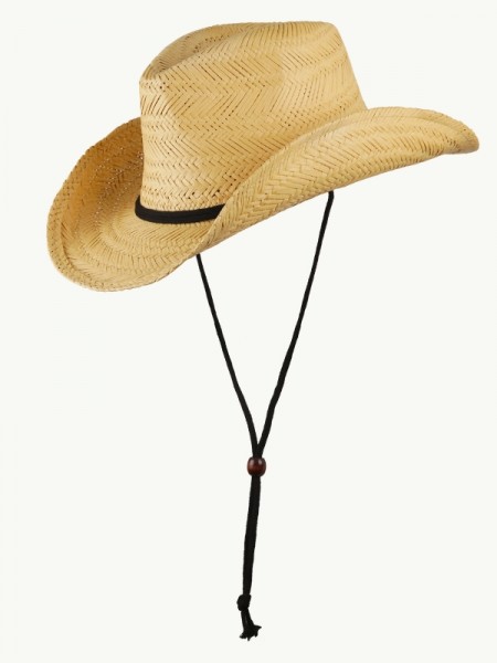 SCIPPIS Sommerhut „Cattleman“ – aus Papierstroh, Natur, mit breiter Krempe