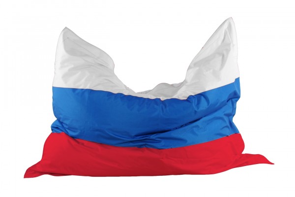 Kinzler Sitzsack "Russia" Indoor und Outdoor geeignet Länderflagge 130x170cm