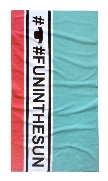Tom Tailor Strandtuch "Monty", 85 x 160 cm, aqua, Saunatuch, Duschtuch, Badetuch, Badezimmer