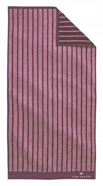 Tom Tailor Duschtuch "Bine", 70 x 140 cm, mauve, Badezimmertuch, Badezimmer