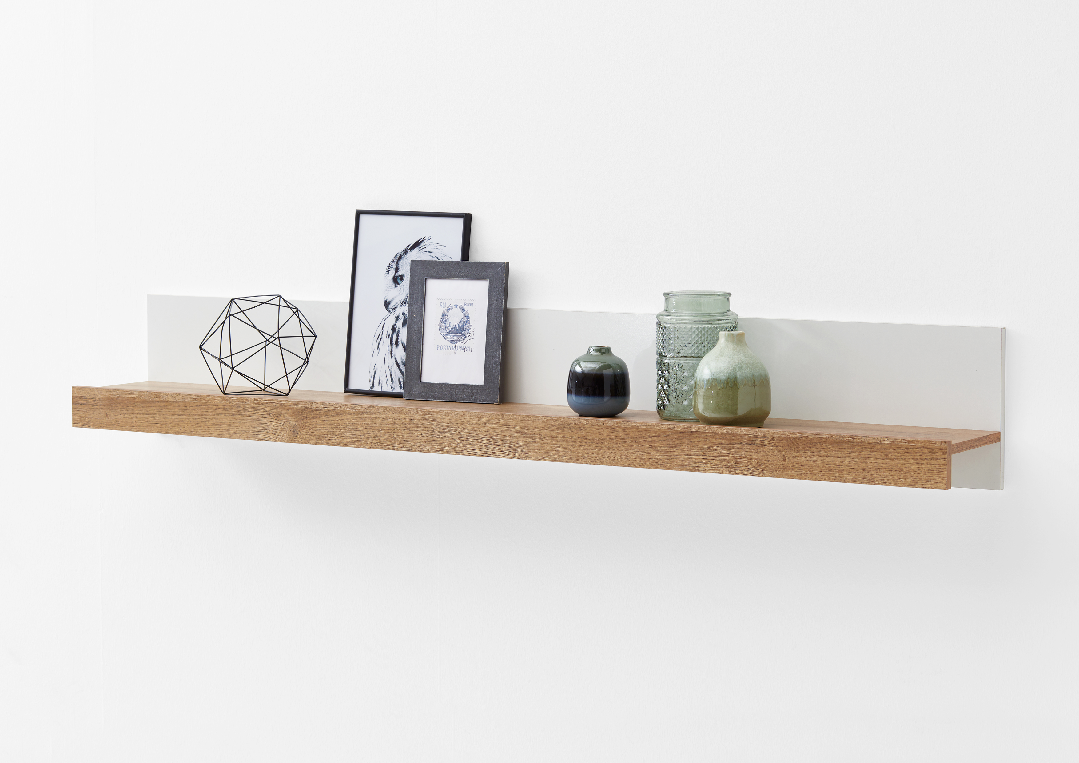 wandregal "marta", 160 x 24 x 21,5 cm, wohnzimmer, wandboard, board,  bücherregal