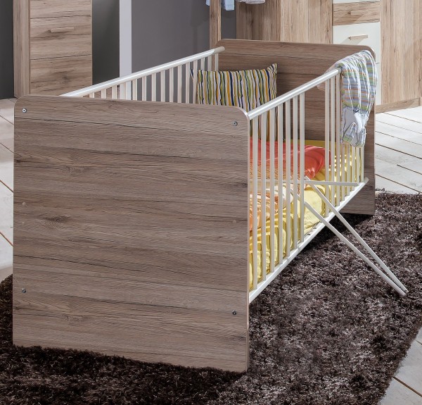 Gitterbett, Babybett, Babyzimmer, “Vienna”, Beauty.Scouts, San Romeno Eiche,