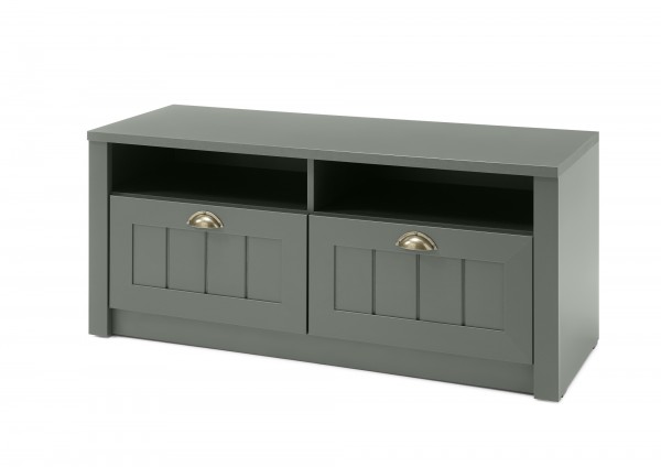 Garderobenbank "Monde" Holzdekor grün 110x47x43cm Schrank