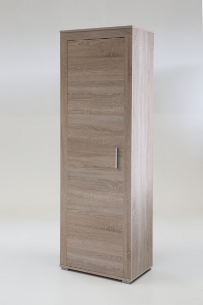 Garderobenschrank "Lacy", Sonoma Eiche Dekor, 1 Tür, 60 x 181,5 x 37 cm