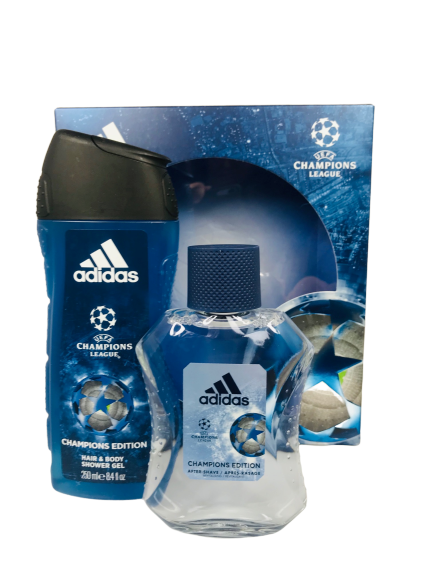 Geschenkset Adidas &quot;Champions Edition&quot; Aftershave 100ml, Duschgel 250ml Pflegeprodukte