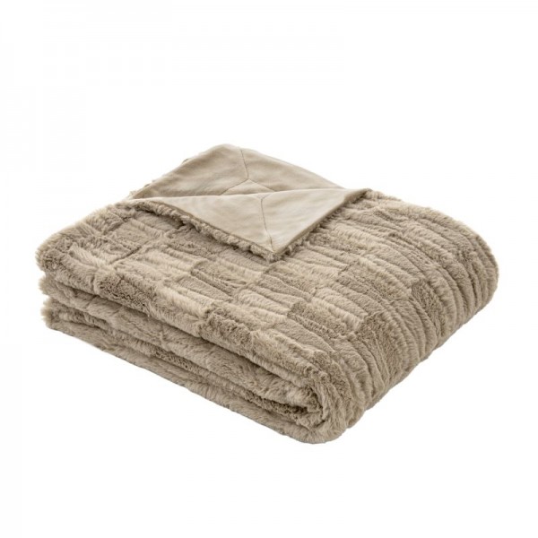 bugatti Felldecke Beige – Weiches Kunstfell für gemütliche Momente