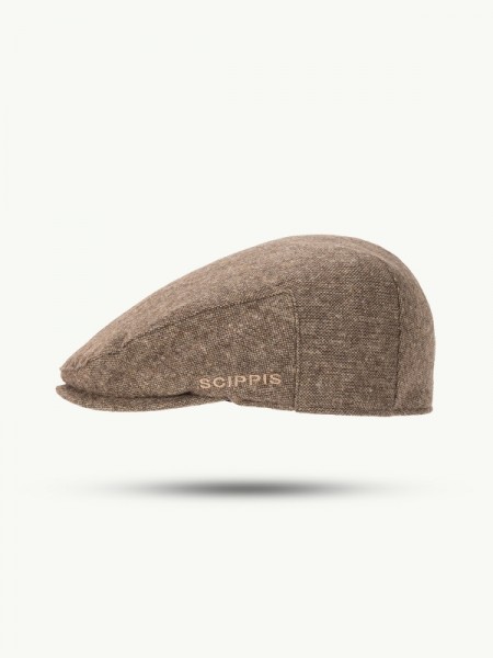 SCIPPIS „Donegal Cap“ – Klassische Flatcap aus edler Wollmischung mit optimaler Passform