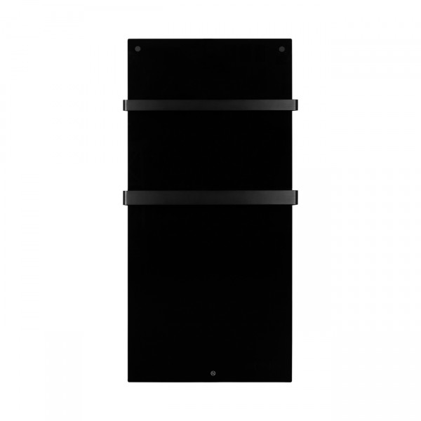Infrarot-Badezimmerheizung "Phil I 800", Handtuchhalter, 5 x 55 x 115 cm, schwarz, 800W, Badezimmer