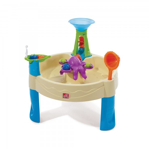 Wasserspieltisch "Sylt" aus Kunststoff 80x80x72,4cm Sand- und Wassertisch