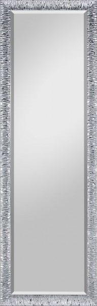 Beauty Scouts Spiegel Wandspiegel Rahmenspiegel Emma II Chromfarbe mit Facette 47x147 cm