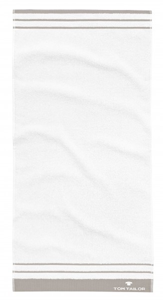 Tom Tailor Duschtuch "Rom", 70 x 140 cm, weiß