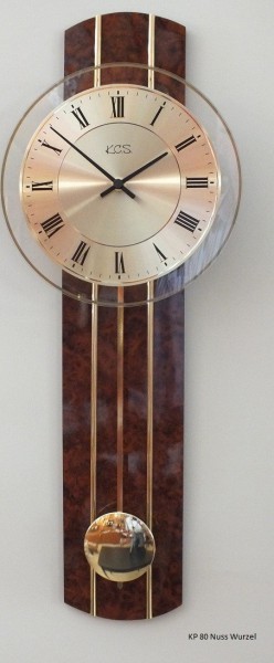 Wanduhr &quot;Merten&quot; mit Quarzpendelwerk, Uhr, Wanduhr, Pendeluhr, Küche, Wohnzimmer, Diele/Flur,ca. 2