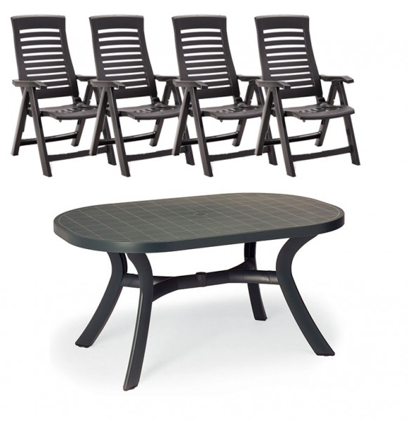 Gartenmöbel Tisch Oval