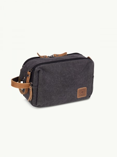 SCIPPIS Jaipur Vanity Bag – Canvas-Kulturtasche mit vielseitigen Fächern und markantem Charakter