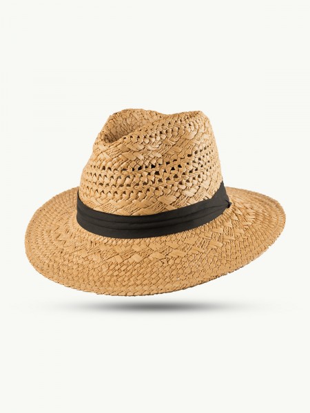 SCIPPIS Sommerhut „Manado“ – Stilvoller Papierstrohhut mit klassischem Schwarzband