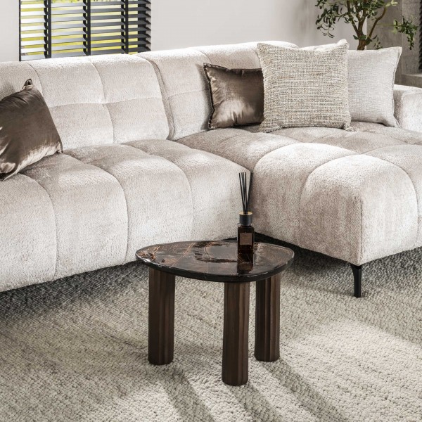 Couchtisch &quot;Jacob&quot; Antikkupfer 51x37x35cm Wohnzimmertisch