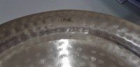Vorschau: Tablett "Adlon" versilbert, gehämmert, Antique 38,5cm Durchmesser Vorschau: Tablett "Adlon" versilbert, gehämmert, Antique 38,5cm Durchmesser