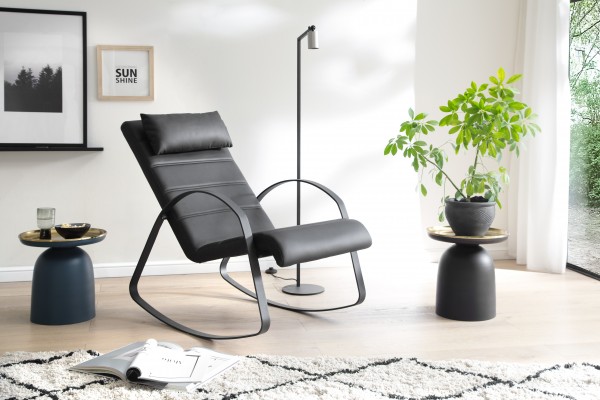 Relax Sessel "Anica" schwarz belastbar: max 110kg 67x90x115cm Sessel Wohnzimmersessel Wohnzimmer