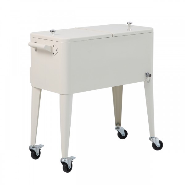 Barths Icy - Rollbarer Kühlbox beige