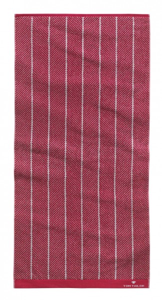 Tom Tailor Duschtuch Handtuch Jacquard Towels "Barolo Line", 2er-Set, 50 x 100 cm