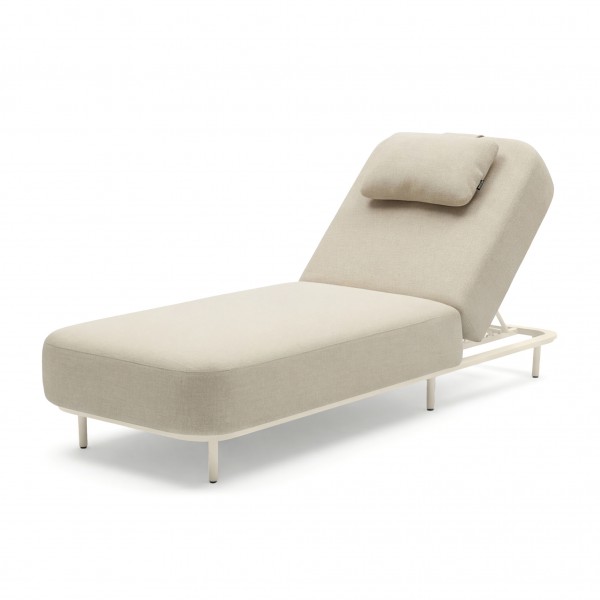 Outdoor Gartenliege „Belfort“ Sand Sonnenliege