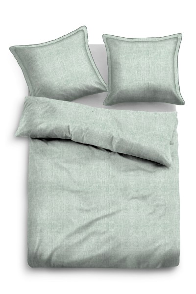 Tom Tailor Linon-Bettwäsche "Pia", mint, Bettwäsche, Bettbezug